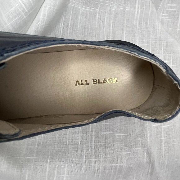 ALL BLACK Brand NWOT Cowman Lugg 23 Loafers Size 38.5 - Picture 5 of 12